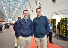 Seth and Steve DeVry Greenhouses from Canada visiting the show.